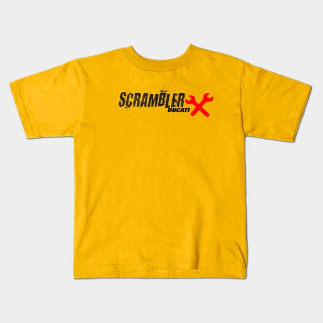 Scrambler Kids T-Shirt by Toby Wilkinson